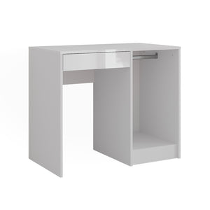 Vicco Tavolo da toeletta Bianco/bianco lucido 89.8 cm