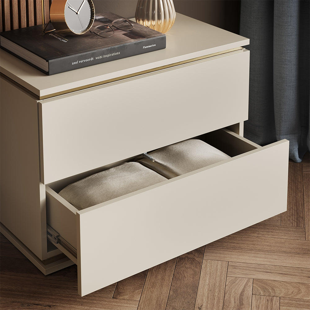 Vicco Comodino Cachemire Set di 2