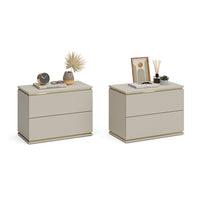 Vicco Comodino Cachemire Set di 2