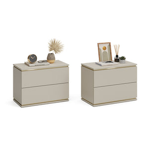 Vicco Comodino Cachemire Set di 2