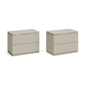 Vicco Comodino Cachemire Set di 2