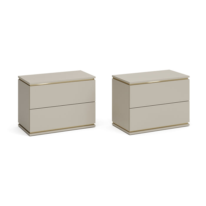 Vicco Comodino Cachemire Set di 2