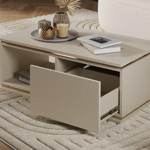 Vicco Tavolino Cachemire 90 x 50 cm con cassetto