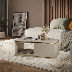 Vicco Tavolino Cachemire 90 x 50 cm con cassetto