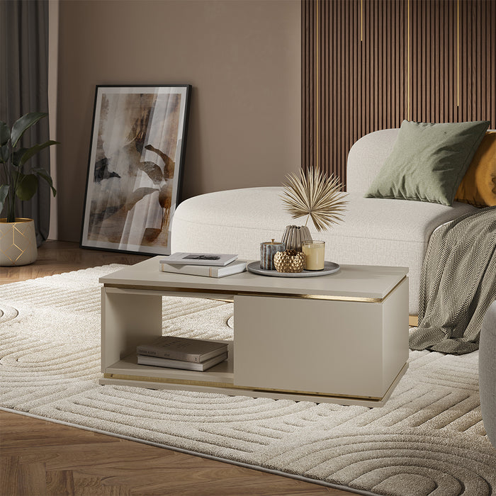 Vicco Tavolino Cachemire 90 x 50 cm con cassetto