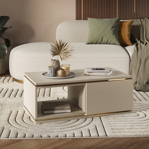 Vicco Tavolino Cachemire 90 x 50 cm con cassetto