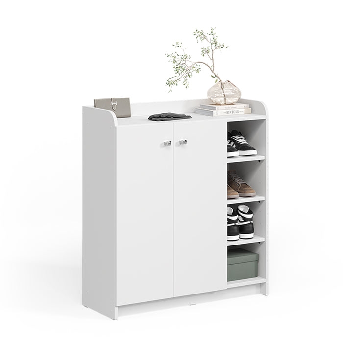 Vicco Mobile porta scarpe Bianco 83 x 91.4 cm con 2 porte