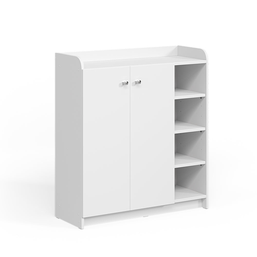 Vicco Mobile porta scarpe Bianco 83 x 91.4 cm con 2 porte