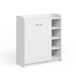 Vicco Mobile porta scarpe Bianco 83 x 91.4 cm con 2 porte