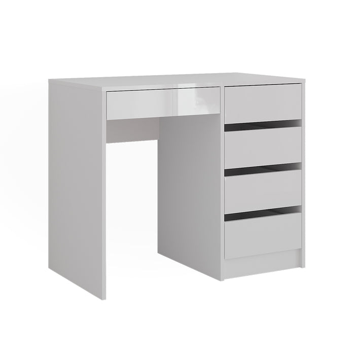 Vicco Tavolo da toeletta Bianco/bianco lucido 89.8 cm