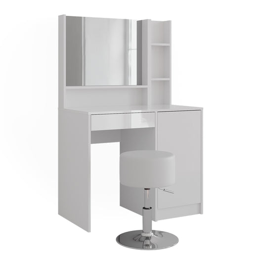 Vicco Tavolo da toeletta Bianco 89.8 cm 7 parti