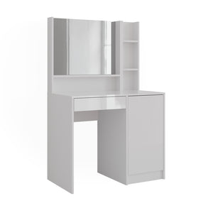 Vicco Tavolo da toeletta Bianco 89.8 cm 6 parti