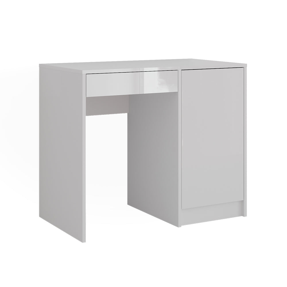 Vicco Tavolo da toeletta Bianco/bianco lucido 89.8 cm