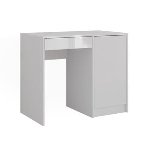 Vicco Tavolo da toeletta Bianco/bianco lucido 89.8 cm