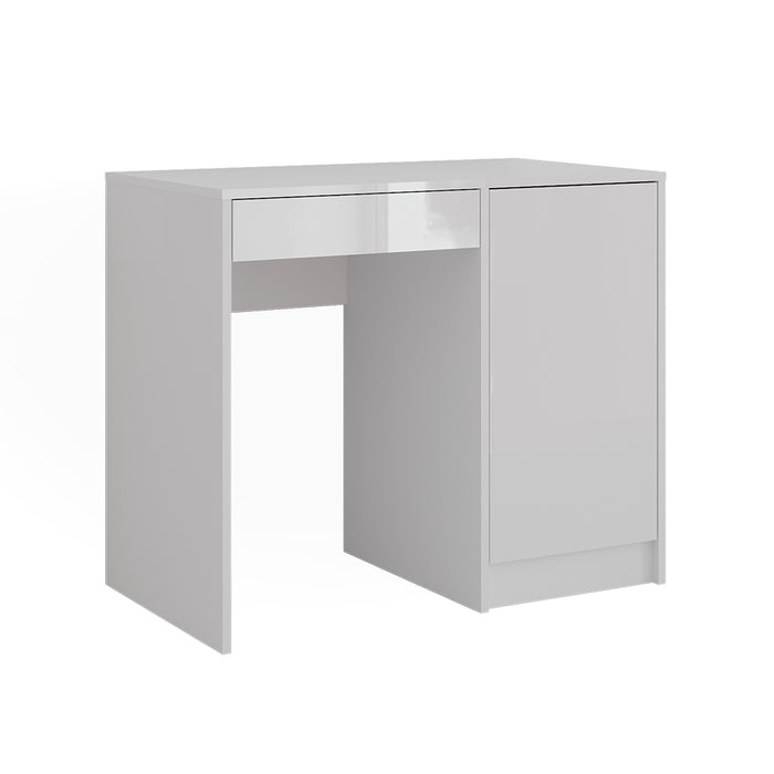 Vicco Tavolo da toeletta Bianco/bianco lucido 89.8 cm