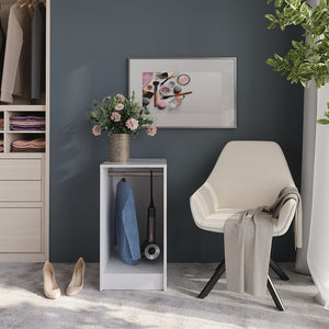 Vicco Credenza Bianco 40.2 x 76.2 cm con coperchio del contenitore