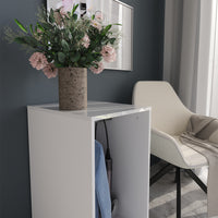 Vicco Credenza Bianco 40.2 x 76.2 cm con coperchio del contenitore