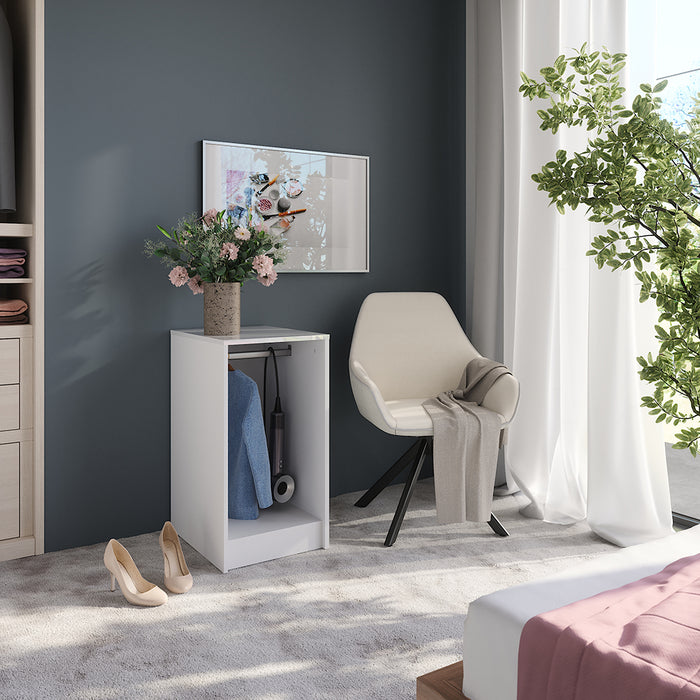 Vicco Credenza Bianco 40.2 x 76.2 cm con coperchio del contenitore