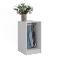 Vicco Credenza Bianco 40.2 x 76.2 cm con coperchio del contenitore