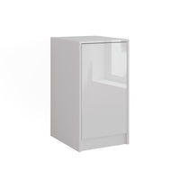 Vicco Credenza Bianco 40.2 x 76.2 cm con coperchio del contenitore