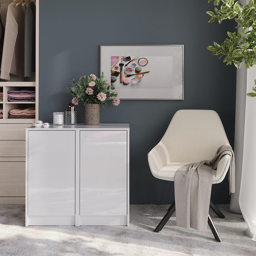 Vicco Credenza Bianco 40.2 x 76.2 cm 3 parti