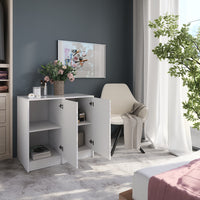 Vicco Credenza Bianco 40.2 x 76.2 cm 3 parti