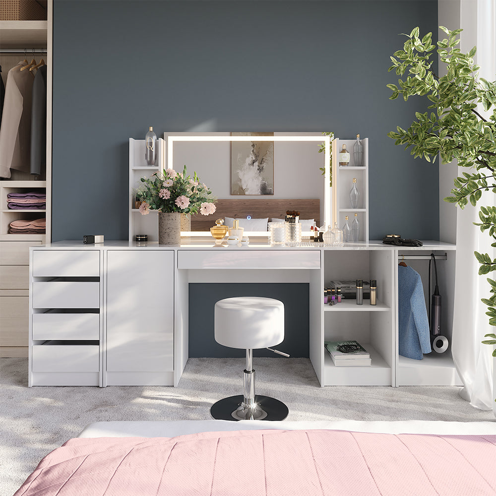 Vicco Credenza Bianco 40.2 x 76.2 cm 3 parti