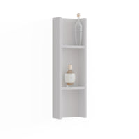 Vicco Armadio aggiuntivo Bianco 20 x 65 cm con 3 scomparti portaoggetti