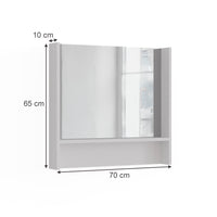 Vicco Guardaroba da ingresso Bianco 70 x 65 cm