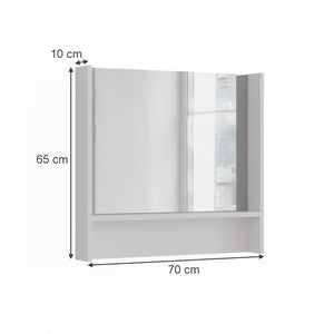 Vicco Guardaroba da ingresso Bianco 70 x 65 cm