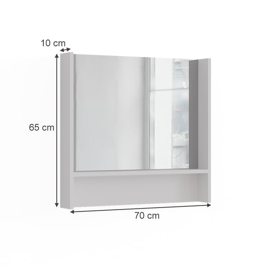 Vicco Guardaroba da ingresso Bianco 70 x 65 cm