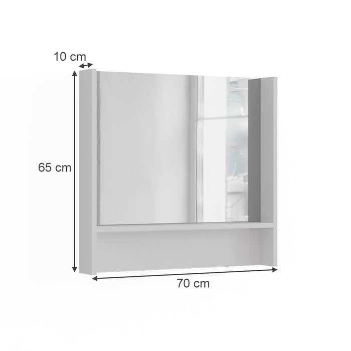 Vicco Guardaroba da ingresso Bianco 70 x 65 cm