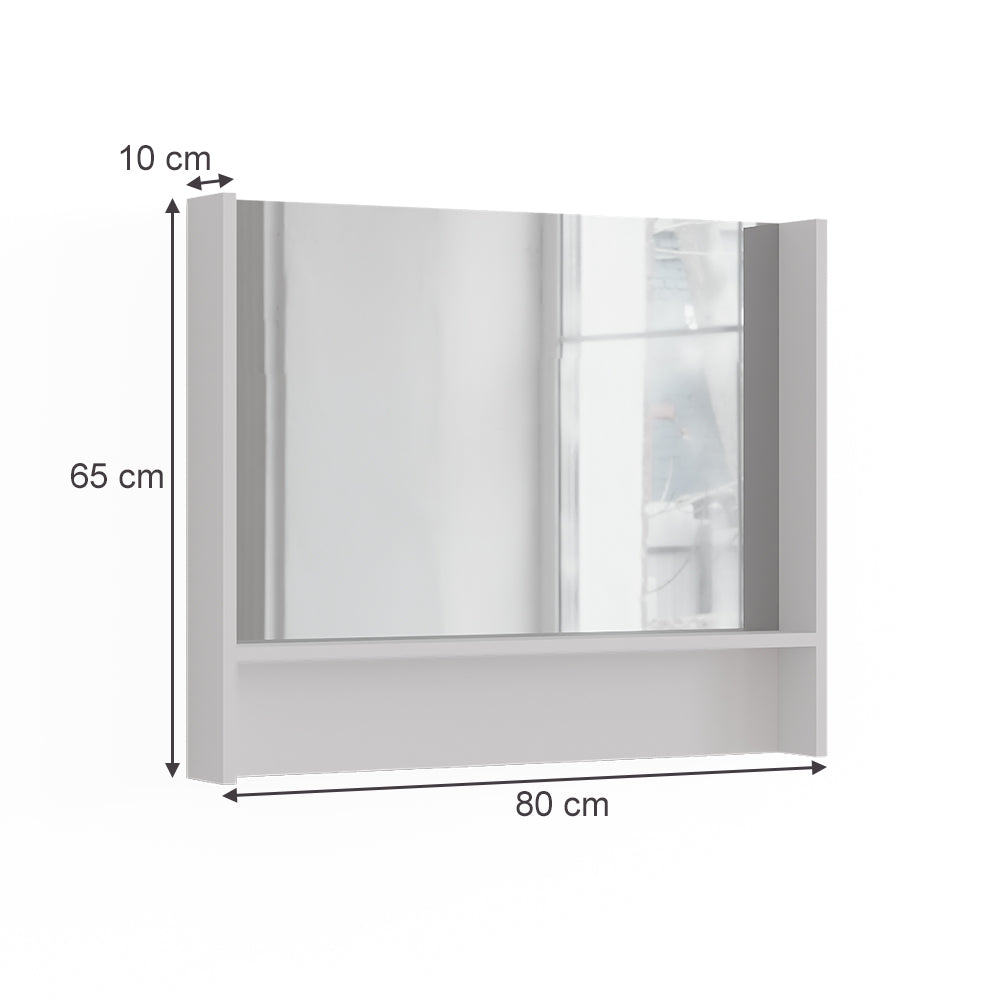 Vicco Guardaroba da ingresso Bianco 80 x 65 cm
