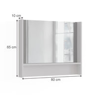 Vicco Guardaroba da ingresso Bianco 80 x 65 cm