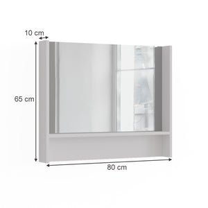 Vicco Guardaroba da ingresso Bianco 80 x 65 cm