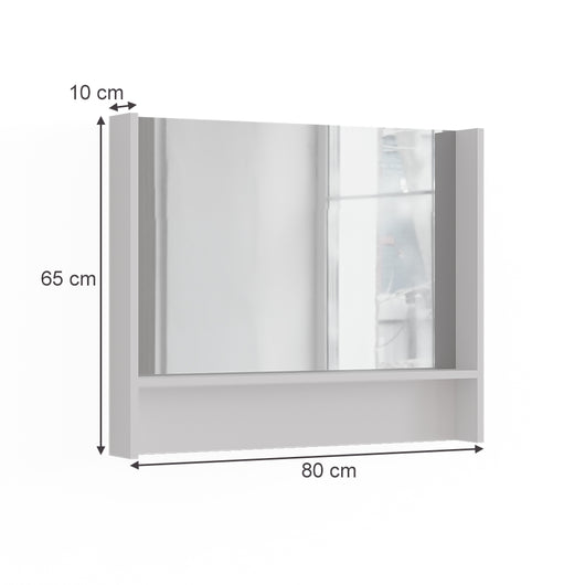 Vicco Guardaroba da ingresso Bianco 80 x 65 cm