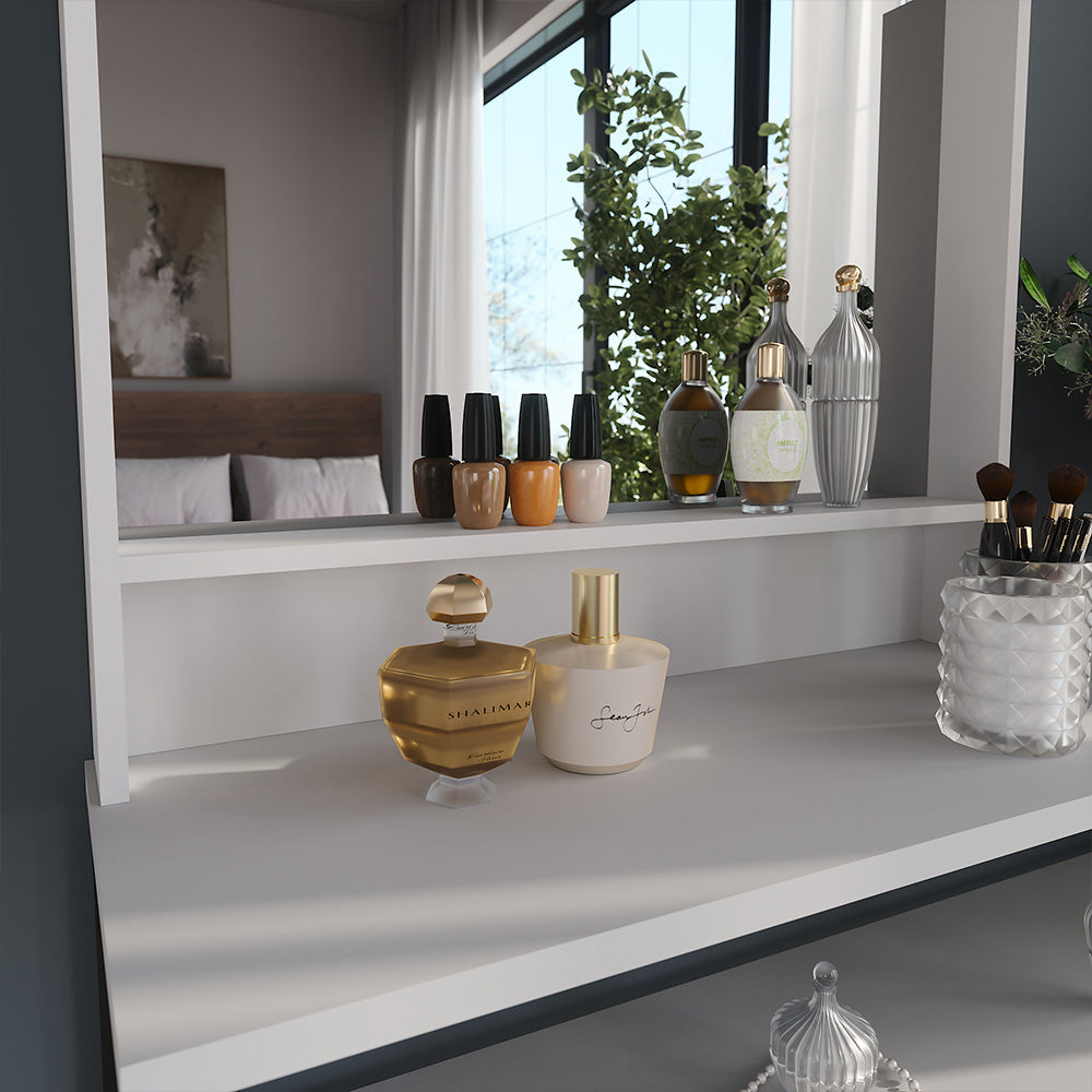 Vicco Guardaroba da ingresso Bianco 80 x 65 cm