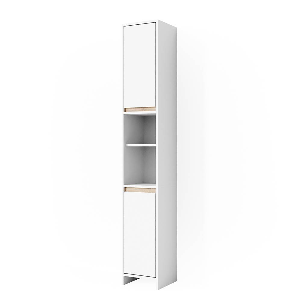 Vicco Mobile bagno alto Bianco/Sonoma 30 x 190 cm