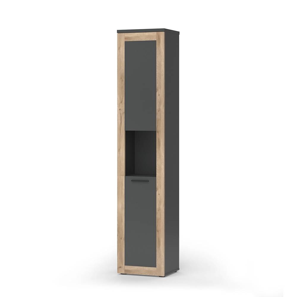 Vicco Mobiletto da bagno Antracite/quercia vichinga 40 x 194.3 cm