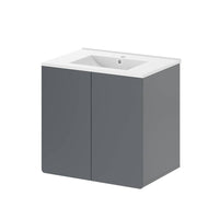 Vicco Mobiletto per lavabo Grigio