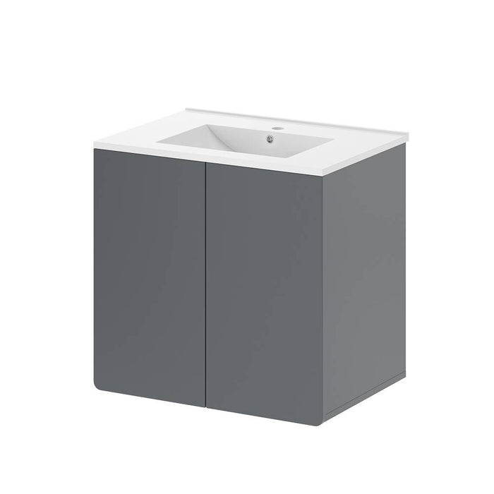 Vicco Mobiletto per lavabo Grigio