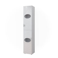 Vicco Armadio per la biancheria Bianco 32 x 192 cm