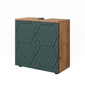 Vicco Mobiletto Quercia verde/oro 30 x 59 cm