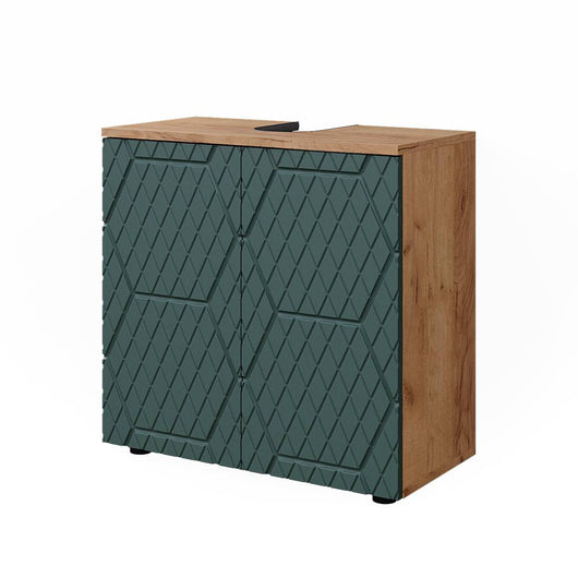 Vicco Mobiletto Quercia verde/oro 30 x 59 cm