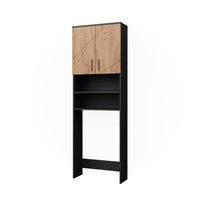 Vicco Mobiletto per lavatrice Quercia dorata/antracite 64 x 190.5 cm