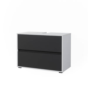 Vicco Mobile sottolavabo per bagno Bianco/antracite 80.2 x 58.2 cm con due ampi cassetti
