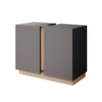 Vicco Mobile sottolavabo per bagno Antracite 70.4 x 55.5 cm con 2 porte