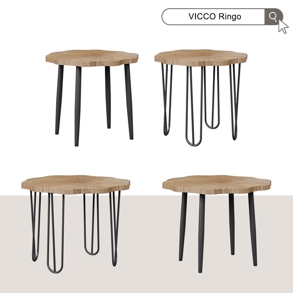 Vicco Tavolino da salotto Rovere 60 x 60 cm