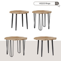 Vicco Tavolino da salotto Rovere 60 x 60 cm