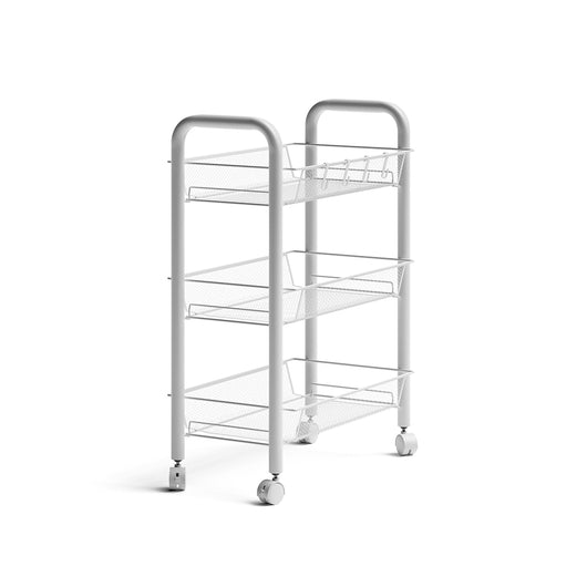 Vicco Contenitore con ruote Bianco 45 x 64 cm con rotelle